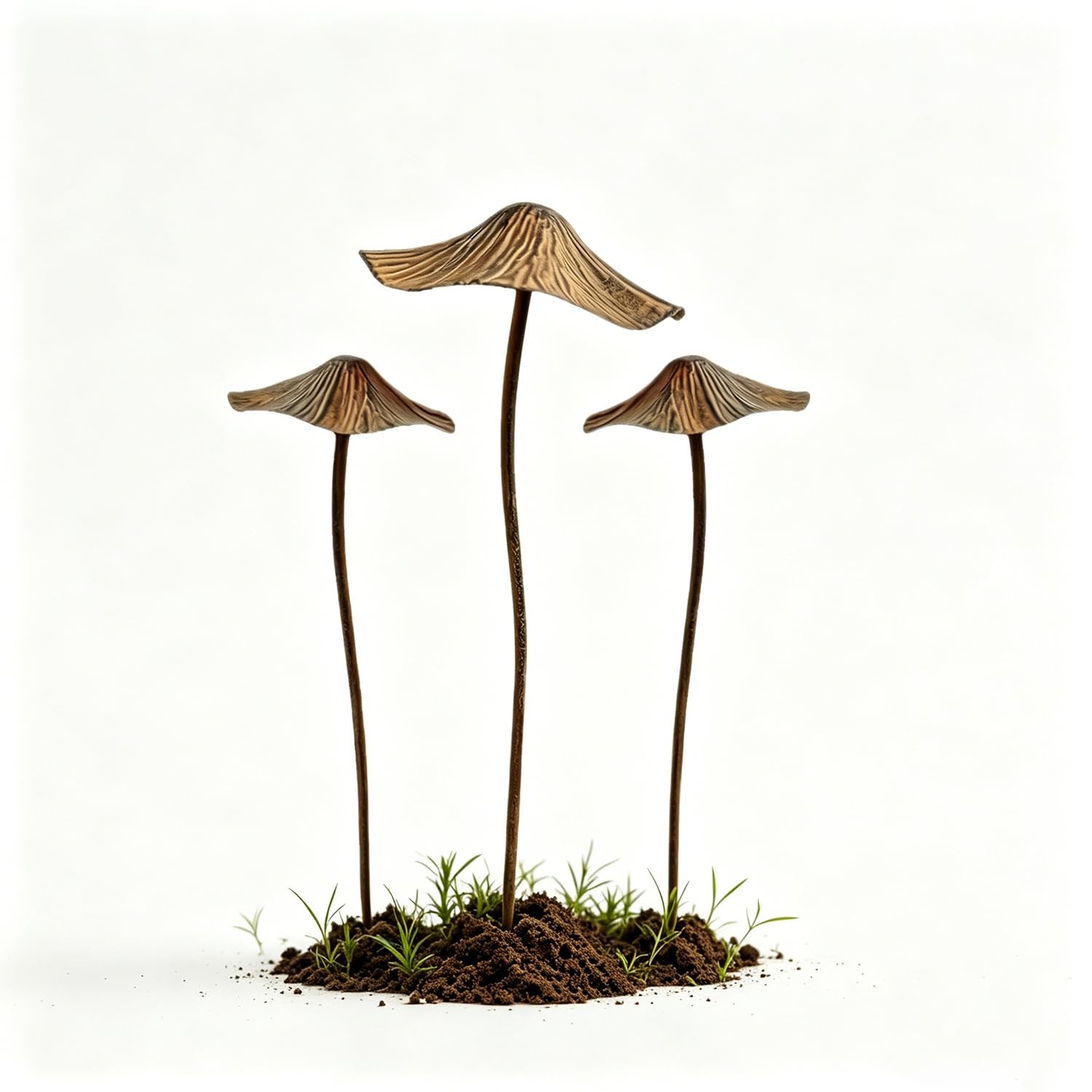 3 Pack Large Mushroom Garden Decor, Outdoor Mushroom Decor Metal Garden Stake…