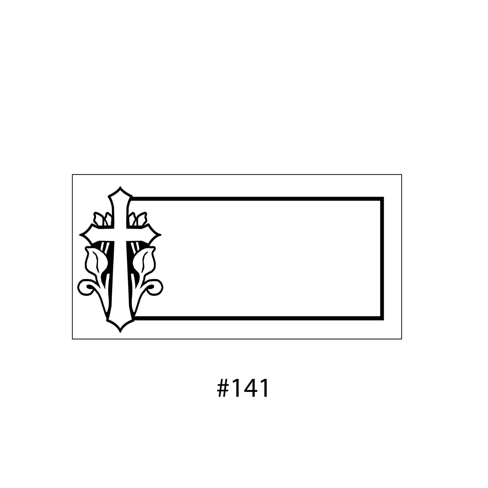 Cemetery flat marker 24x12x4″ includes engraving