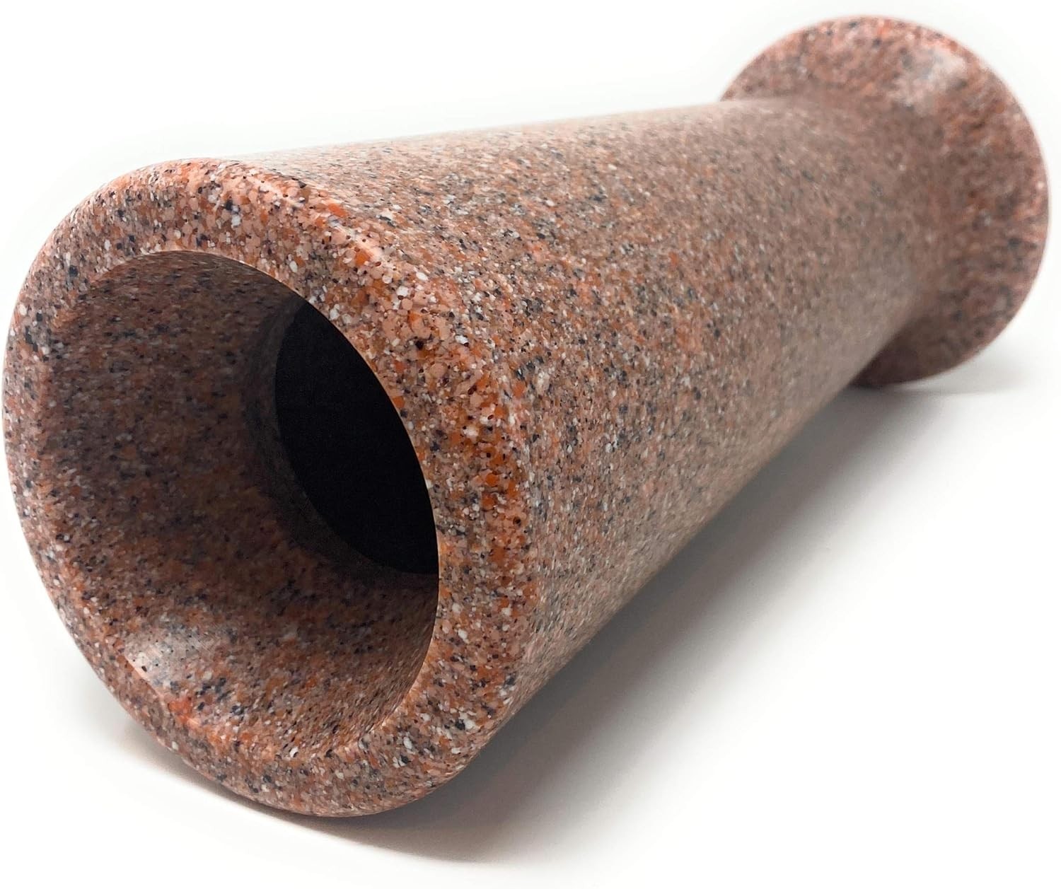 Durable Slim Memorial Cemetery Flower Vase – N. American Pink Granite Design