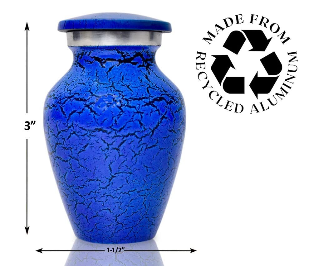 Bold Divine Small Cremation Urns for Human Ashes | Set of 6 | 3 Cubic Inches…