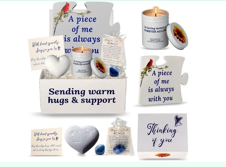 Sympathy Gift Box, Bereavement, Memorial, Loss of Loved one, candle
