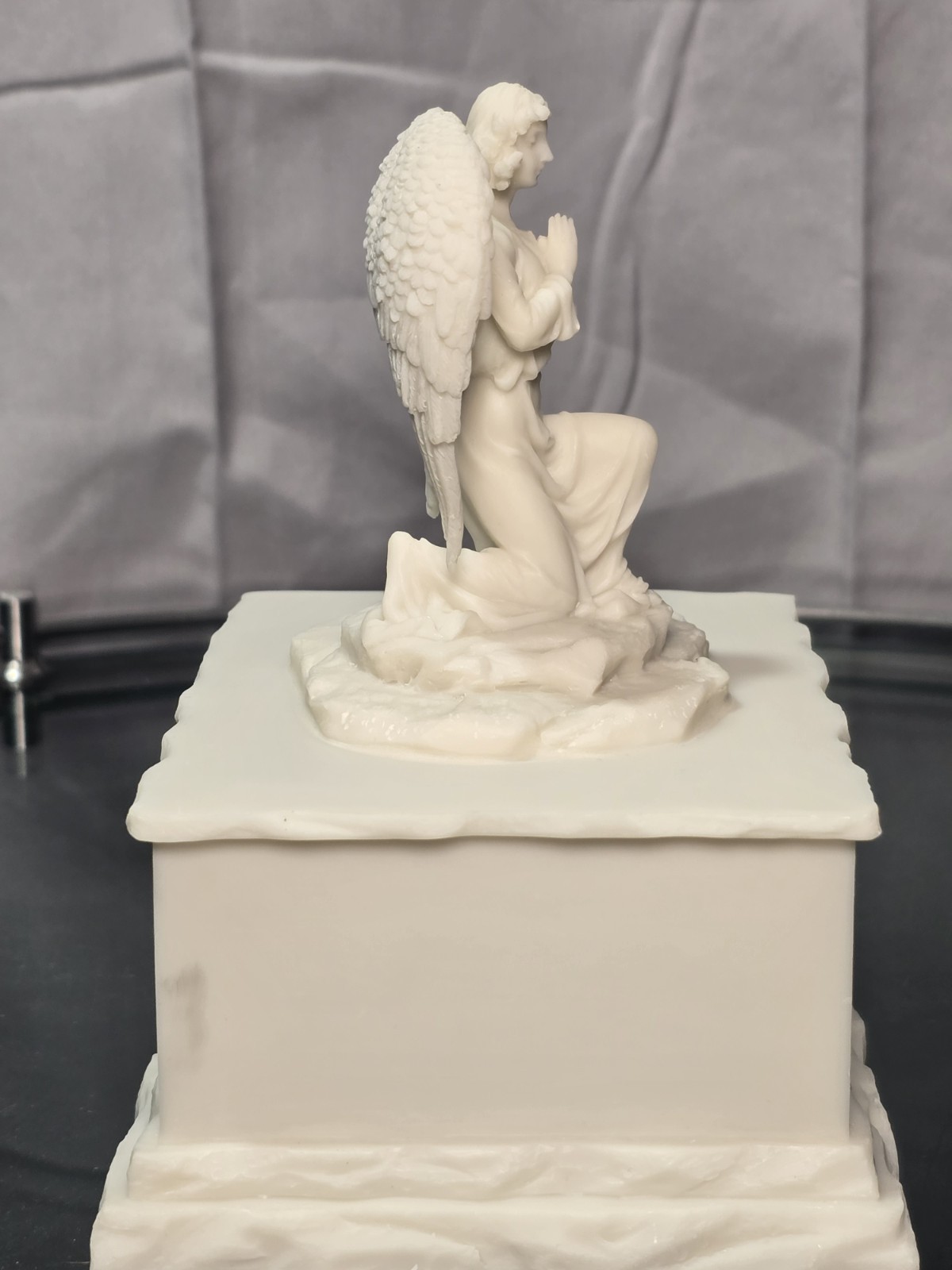 New Small Cast Composite Serene Angel Cremation Urn For Human Ashes