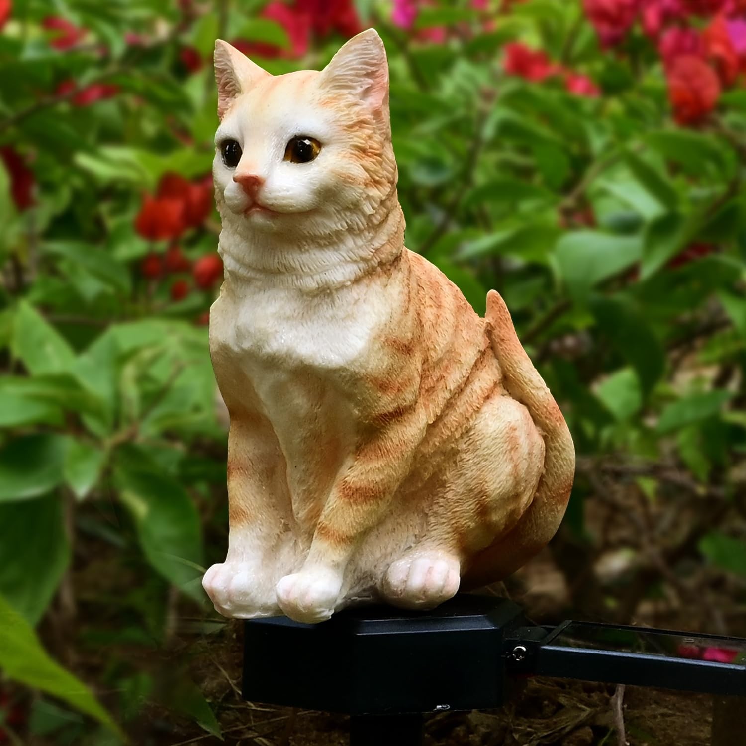 Cat Solar Light Stake Waterproof Garden Decor Outdoor Lawn Decoration – Cute