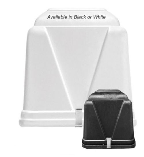 At Peace Memorials Standard Black Funeral Cremation Urn Vault – Medium 14″