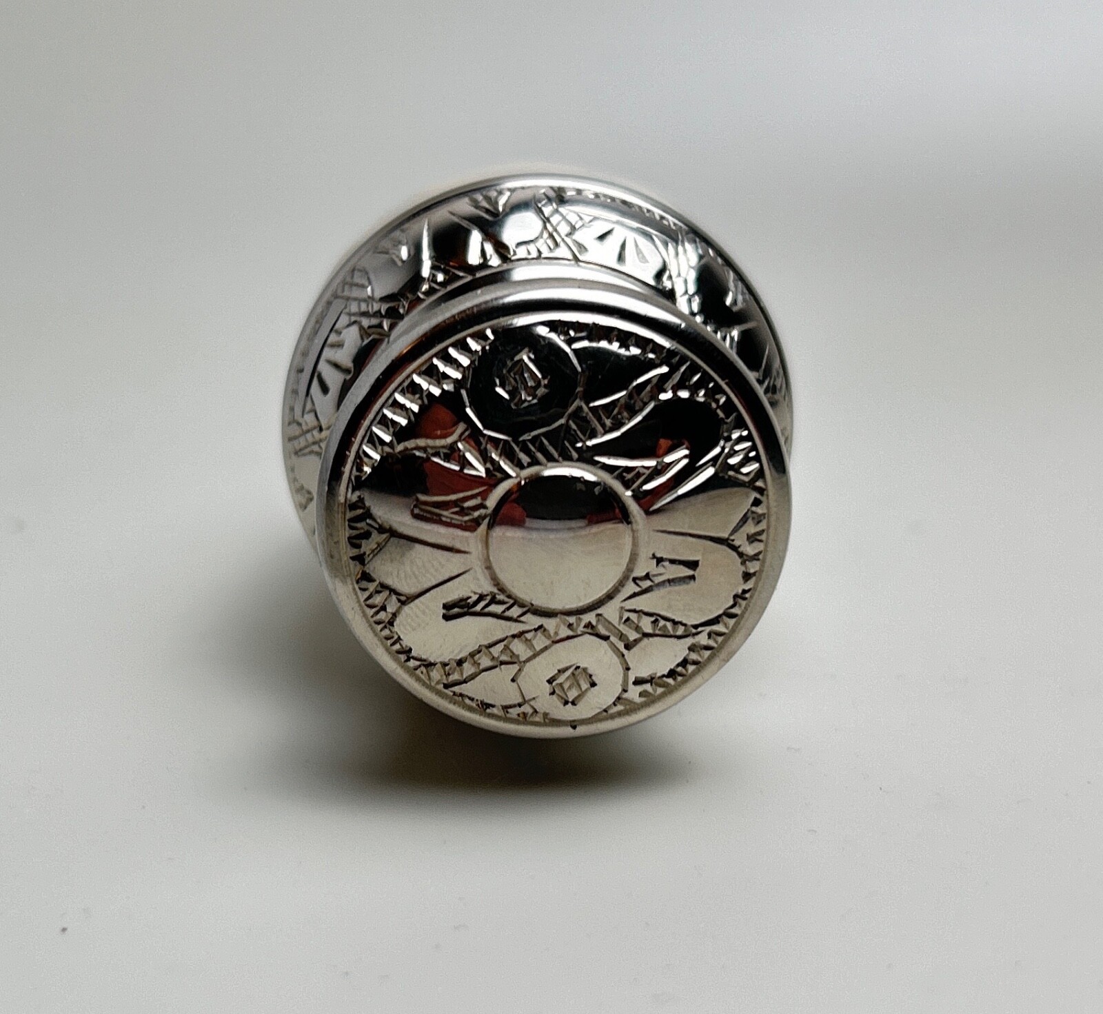 Mini Keepsake Token Urn For Sharing Ashes Mother Of Pearl and Silver Memorial