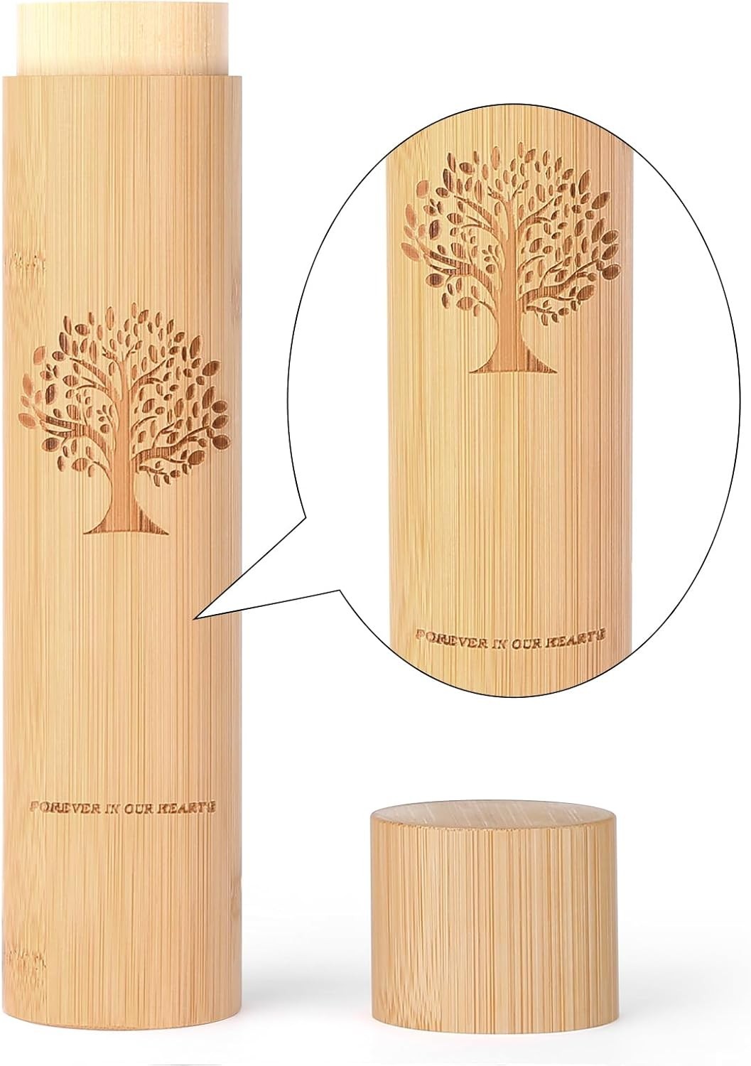Small Eco Friendly Scattering Tubes for Ashes Includes Drawstring Bags Set 4