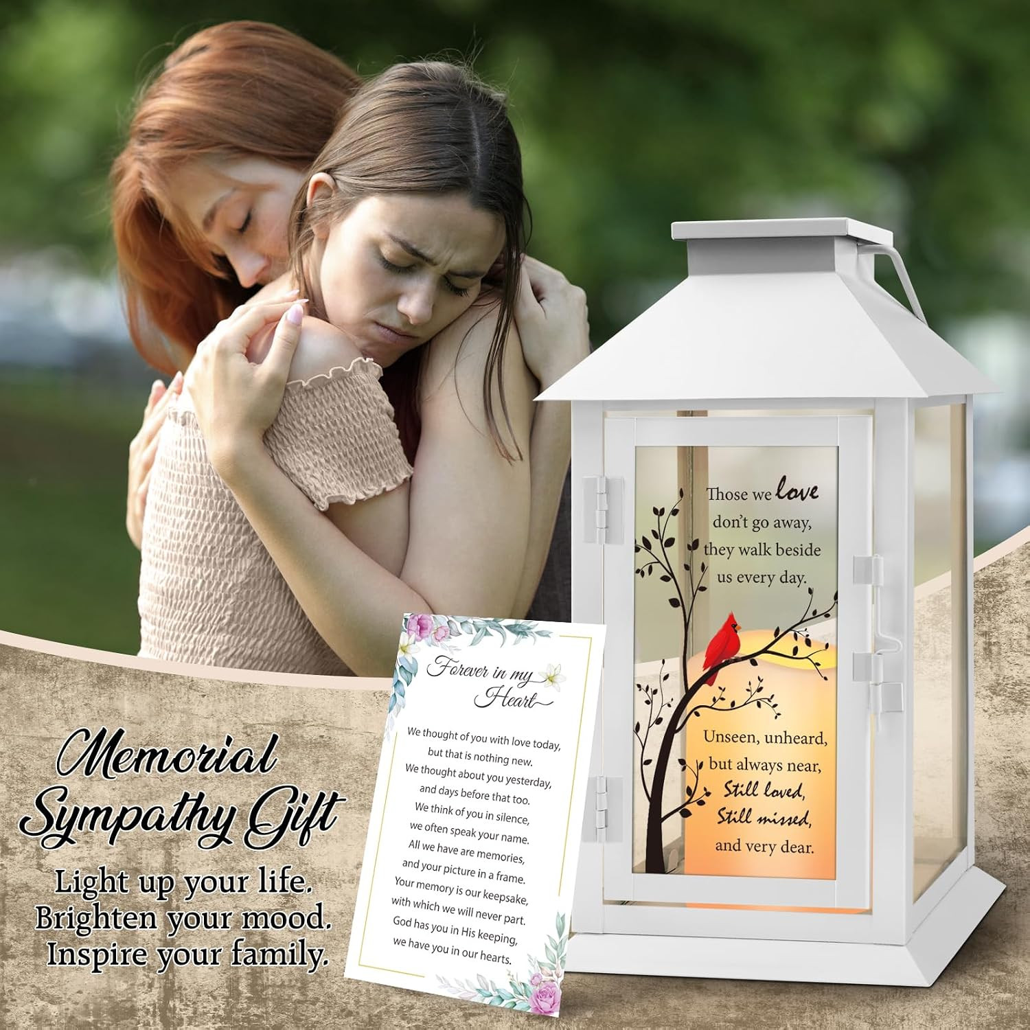 Memorial Lantern Bereavement Gifts in Memory of Loved One – Remembrance Sympathy