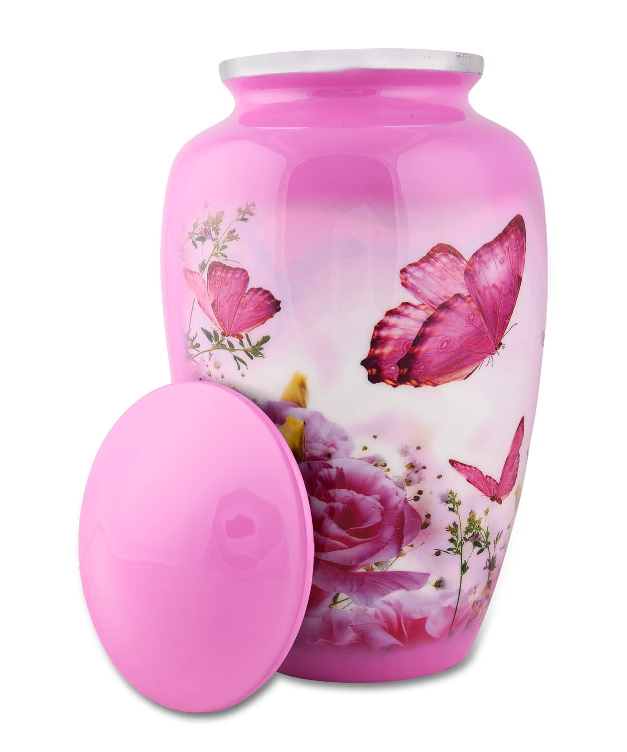 BOLD & DIVINE Butterfly Theme Cremation Urns | Decorative Urns for Human Ashe…