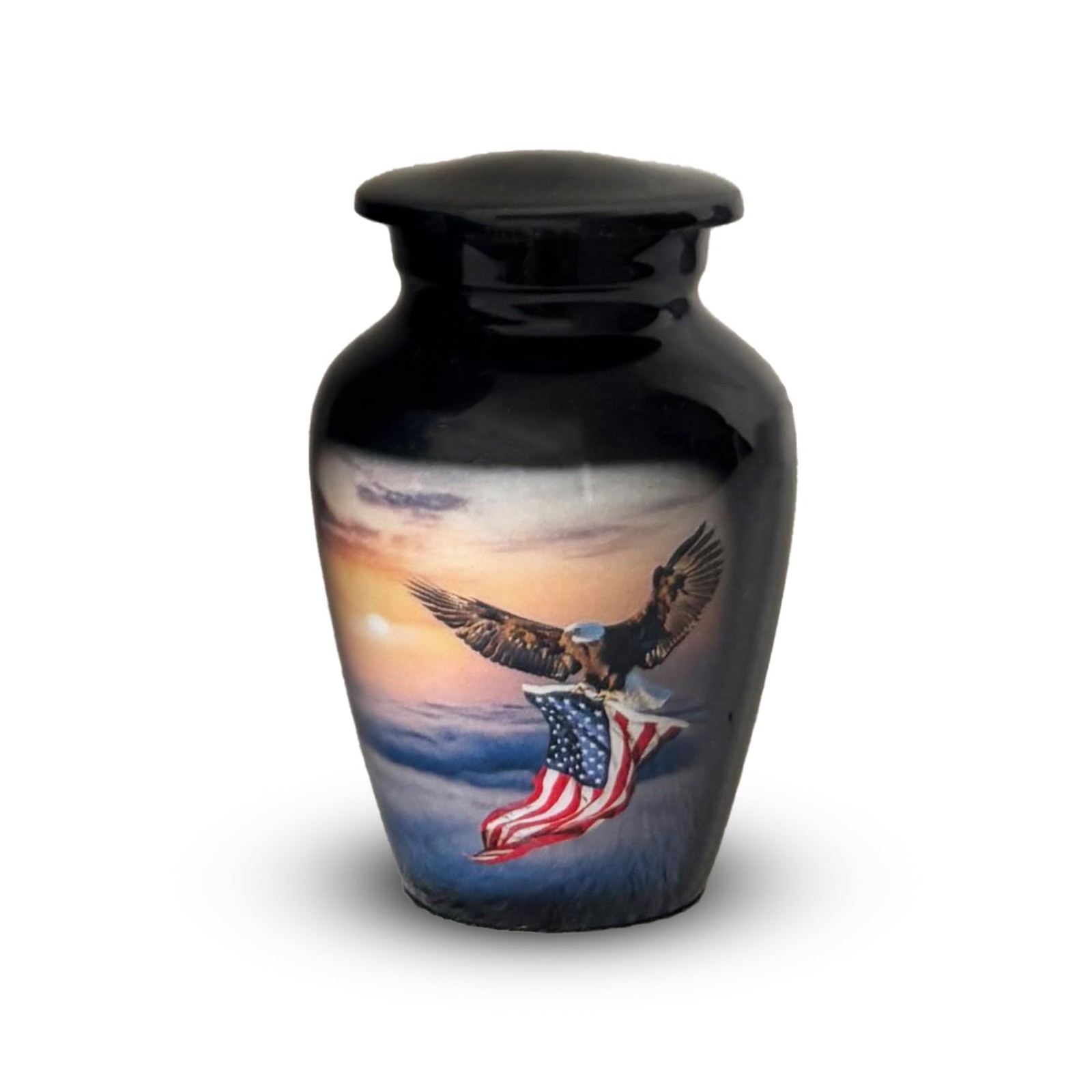 Small American Flag Eagle Cremation Urns for Human Ashes Adult Male & Female …