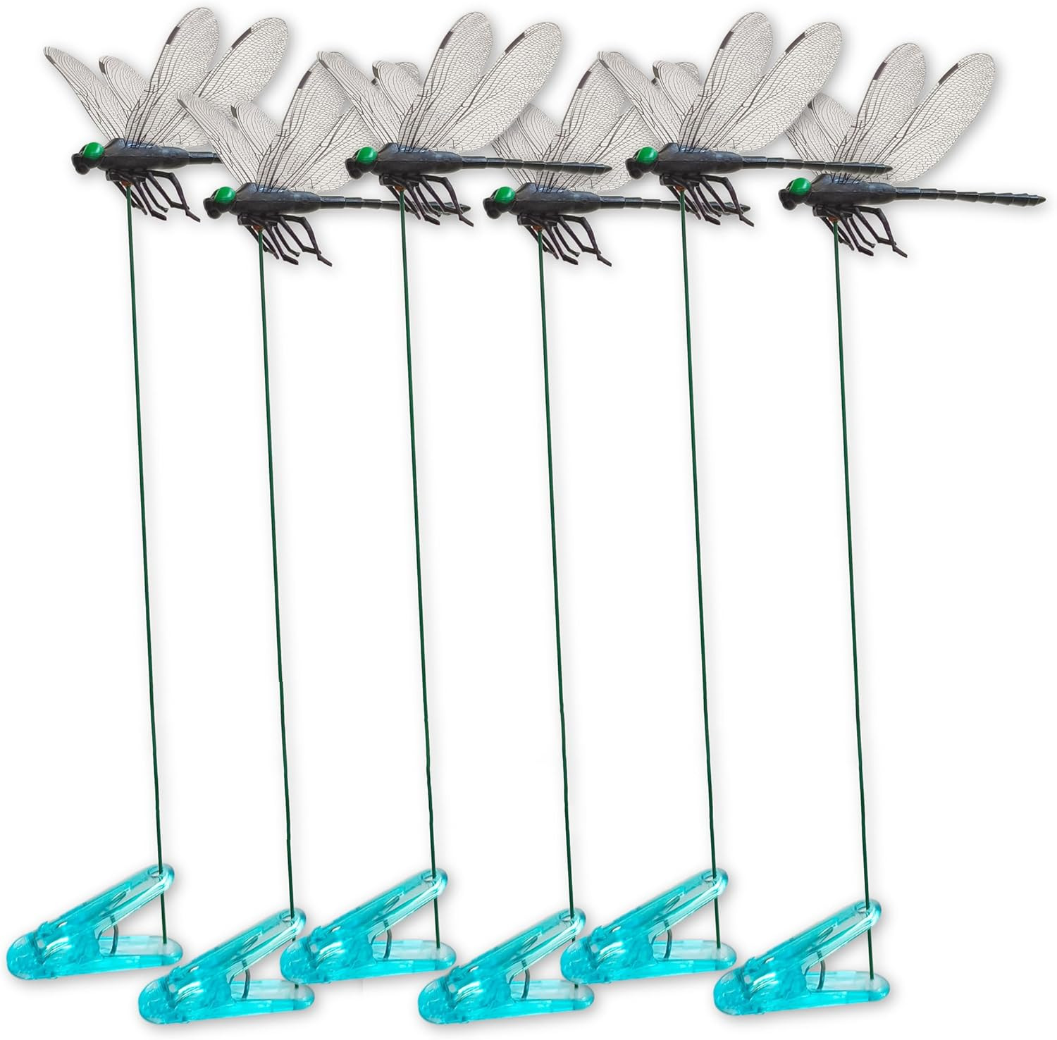 Dragonfly Clips Black Dragon Fly Hat Clip Artificial Realistic 3D Dragonflies Ga