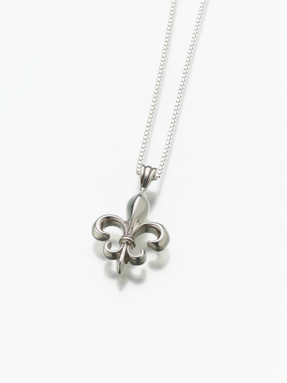 Gold Vermeil Fleur De Lis Memorial Jewelry Pendant Funeral Cremation Urn