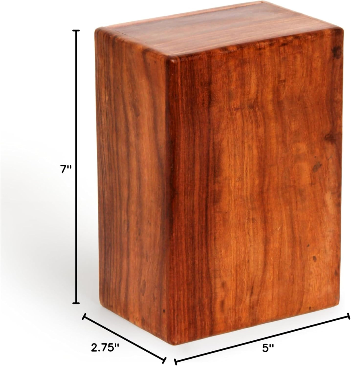 Handmade Wooden Urn Box for Human Ashes, Cremation Funeral Urns Box, Pet Memoria