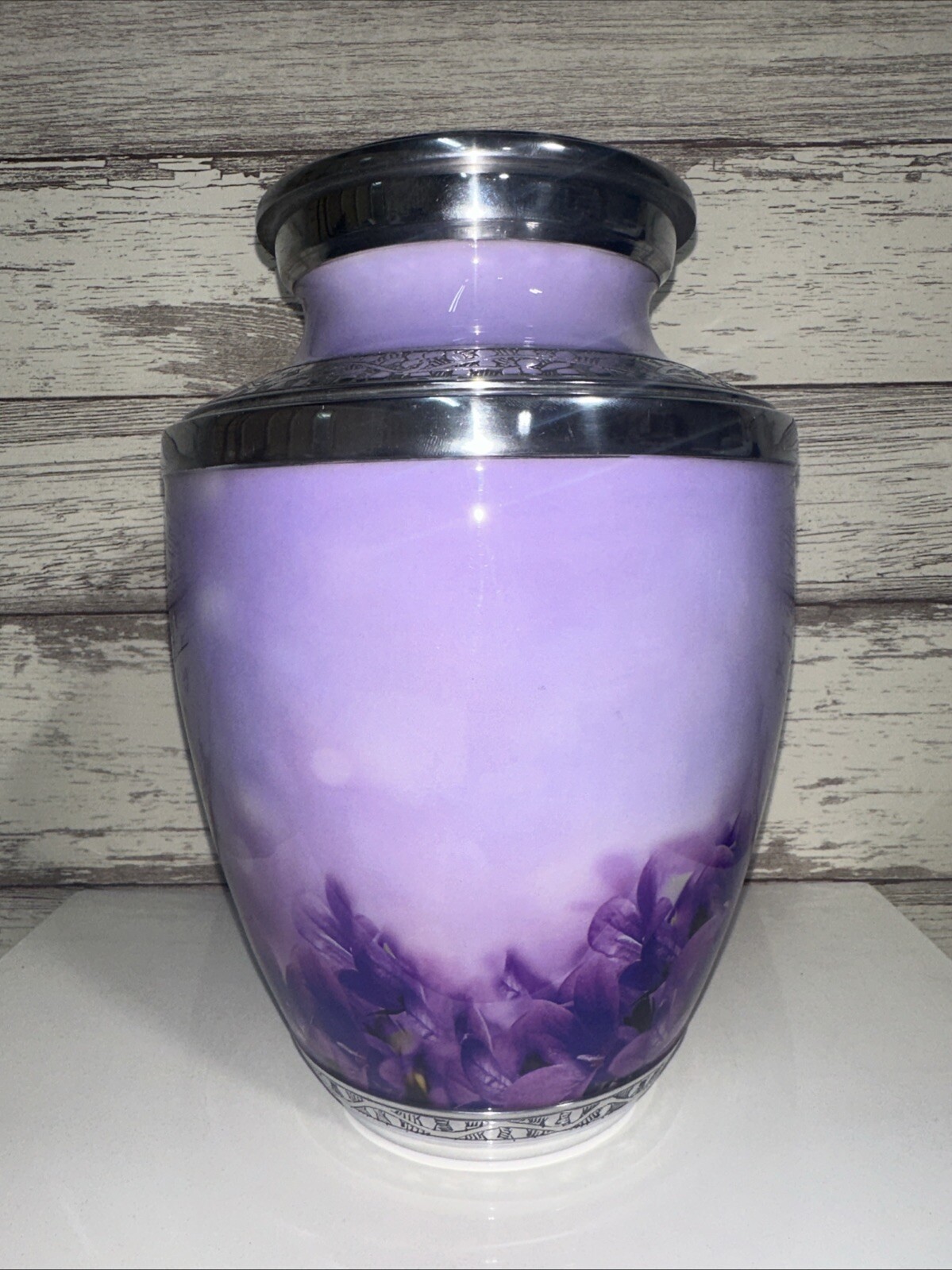 Medallion Hummingbird Flowers Cremation Urns for Adult Ashes