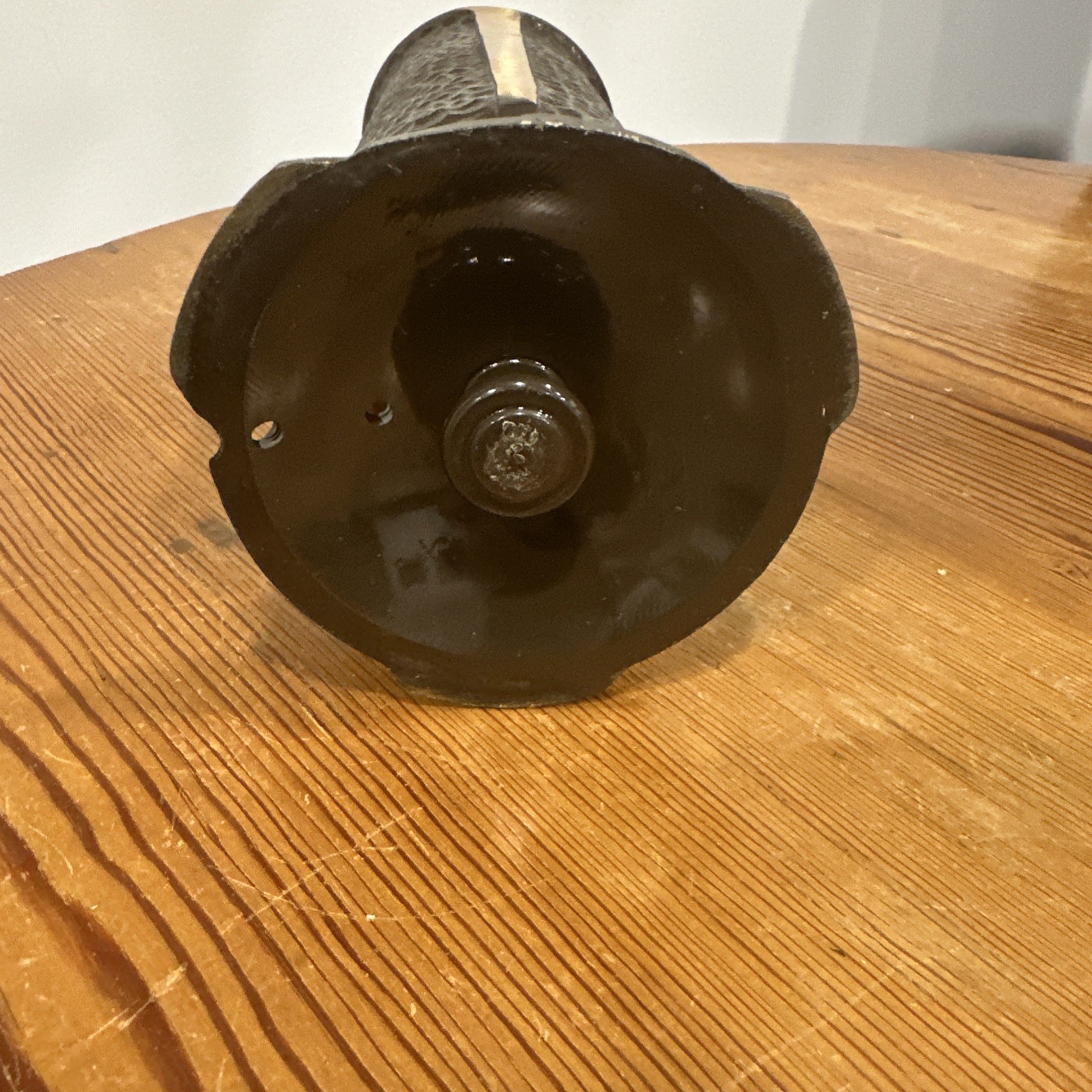 Solid 10” Bronze Memorial Grave VASE Used
