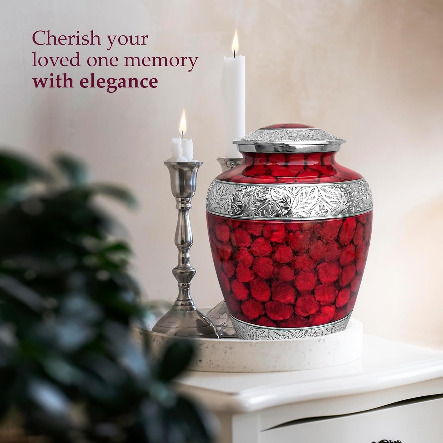 Extra Large Cremation Urn for Ashes, 300 lbs Capacity