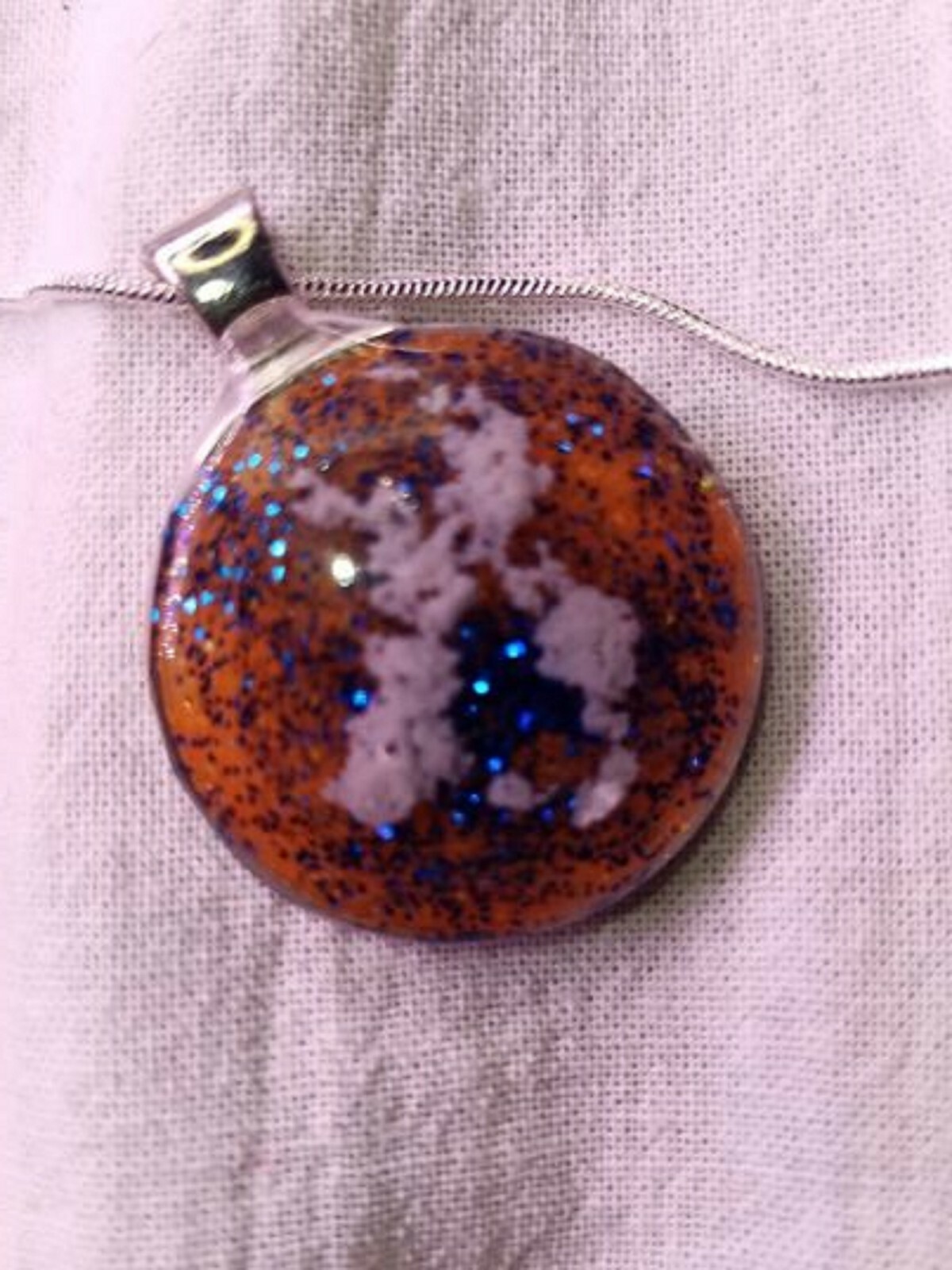 Memorial Pendant Necklace Cremation Cremains Loved One Pet Keepsake Pendant
