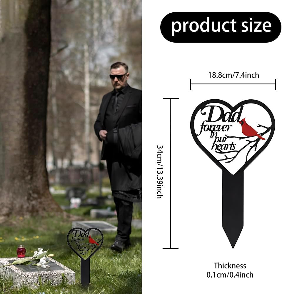 Grave Decorations for Cemetery, Cemetery Decorations for Grave Mom，Dad,Memorial