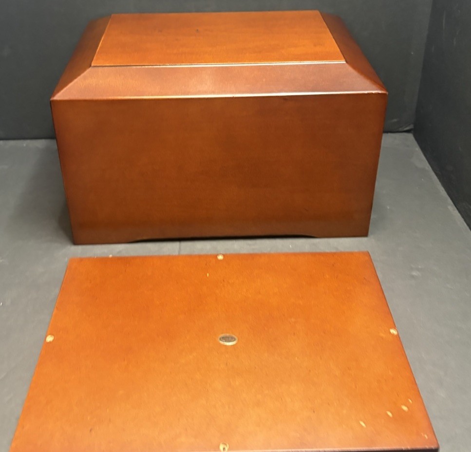 Wooden Urn Box For Human or Pet Ashes Cremation Funeral Display Decorative LARGE