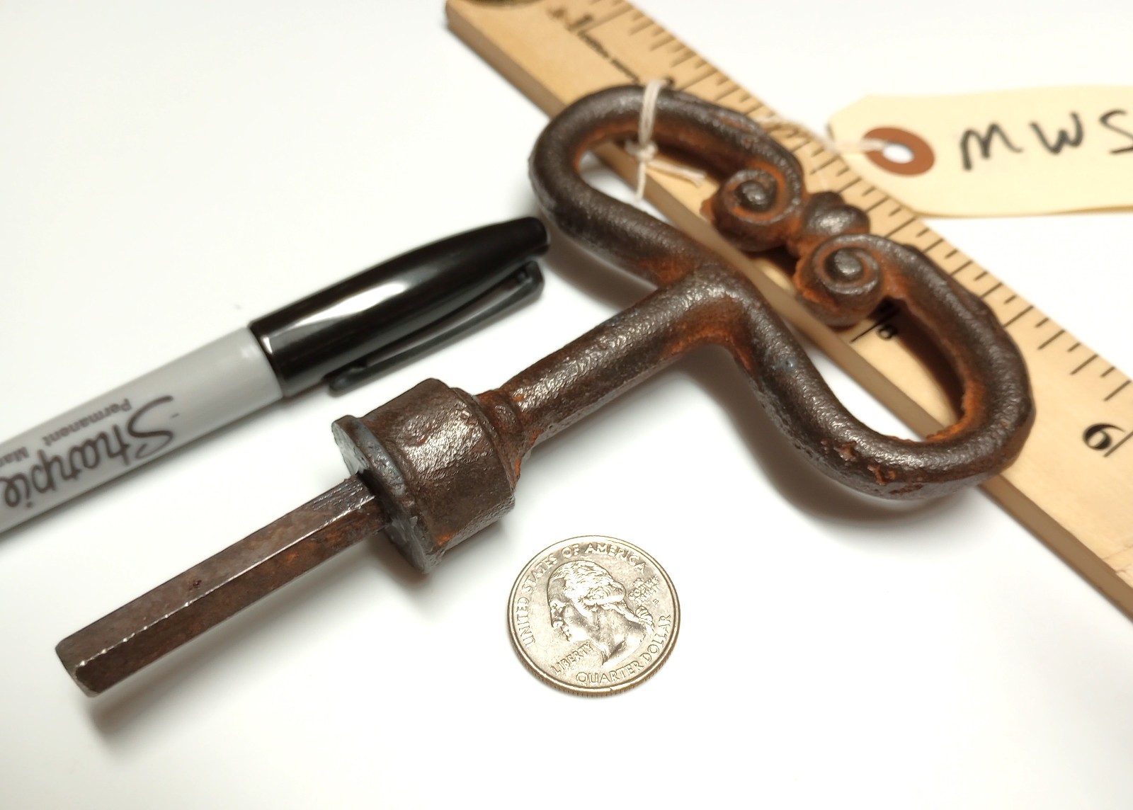Cast Iron Casket Key / Coffin Key
