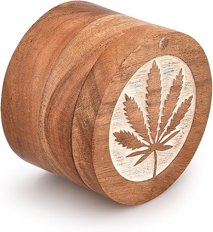 Acacia Wood Decorative Marijuana Urns Funeral Cremation Urn for Ashes for Dogs
