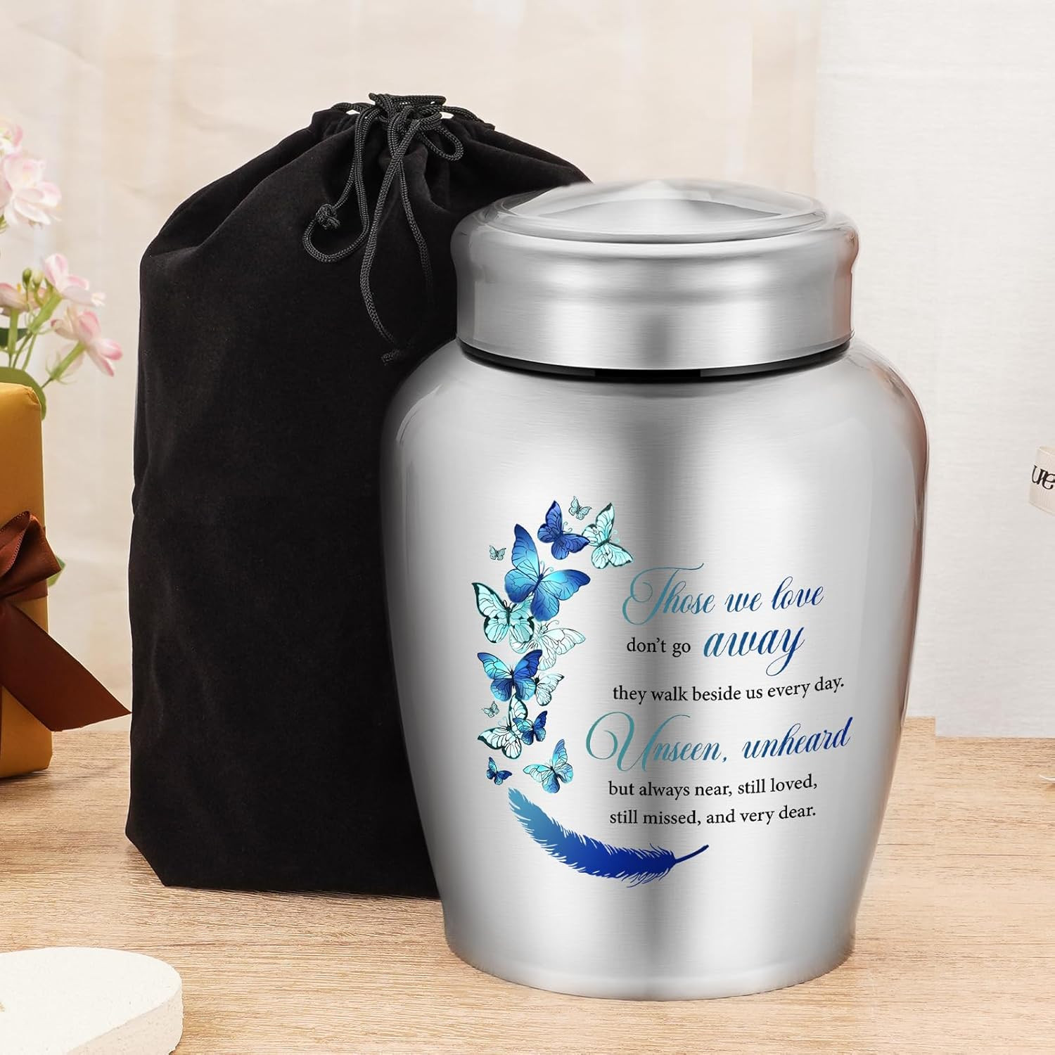 Cremation Urns for Human Ashes Adult Male and Female, Memorial Decorative Burial
