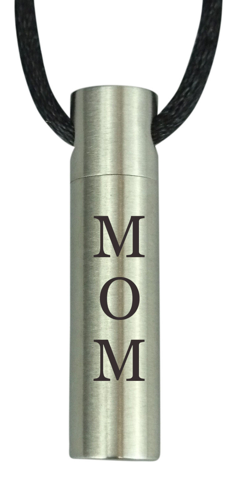 Cremation Jewelry – Memorial Ash Urn Pendant Mom Cylinder Engraving Available