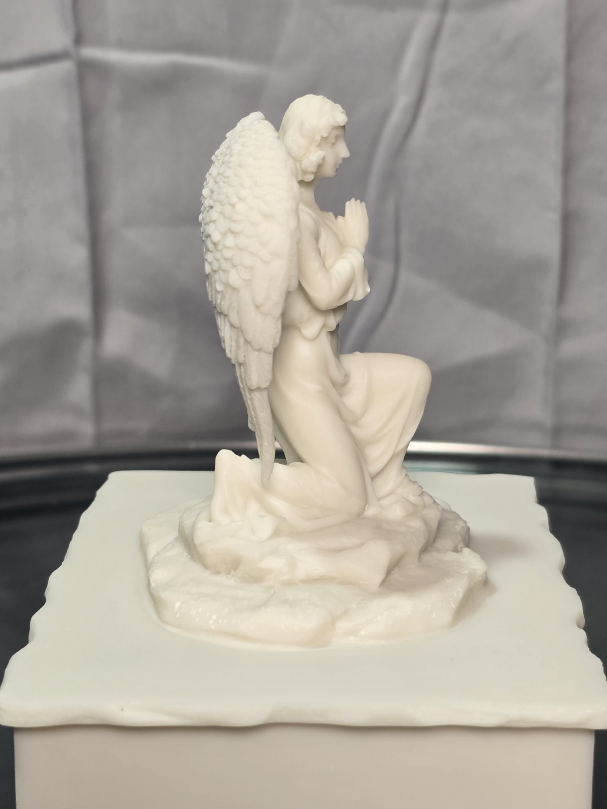 New Small Cast Composite Serene Angel Cremation Urn For Human Ashes