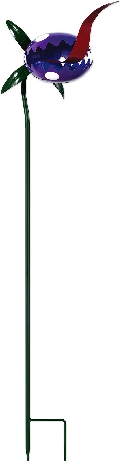 Yard Art Monster Gardens Venus Flytrap Decorative Garden Stake, 40-Inch, Purple