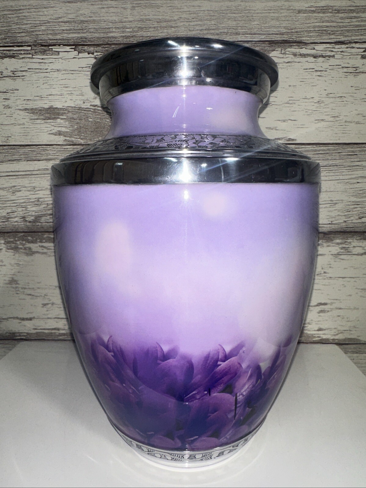 Medallion Hummingbird Flowers Cremation Urns for Adult Ashes