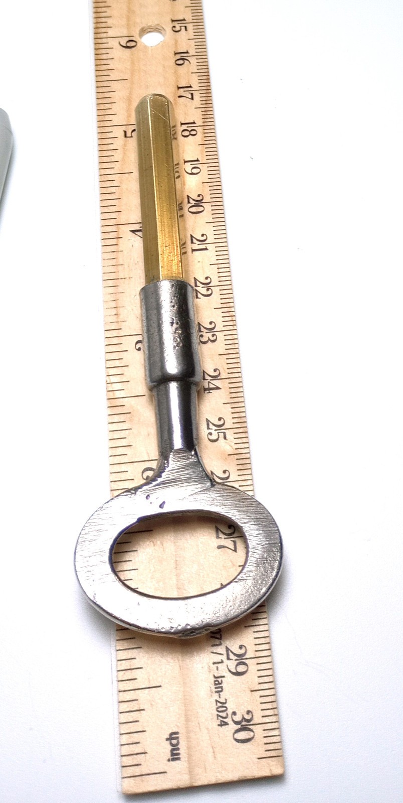 Small Pocket Casket Key / Coffin Key (Repaired?)