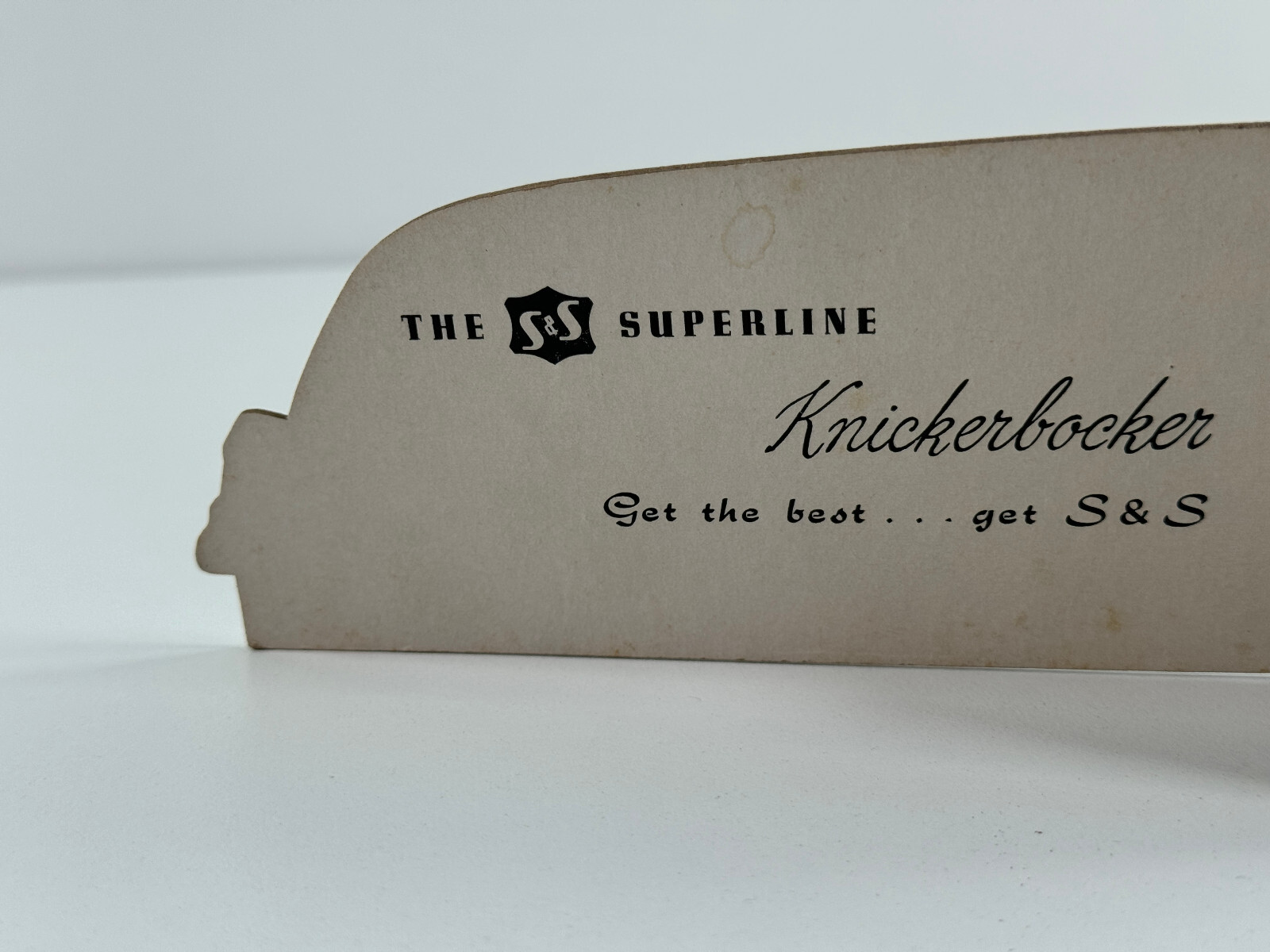 RARE Cadillac Funeral Hearse Superline Knickerbocker Die Cut Store Display SIgn