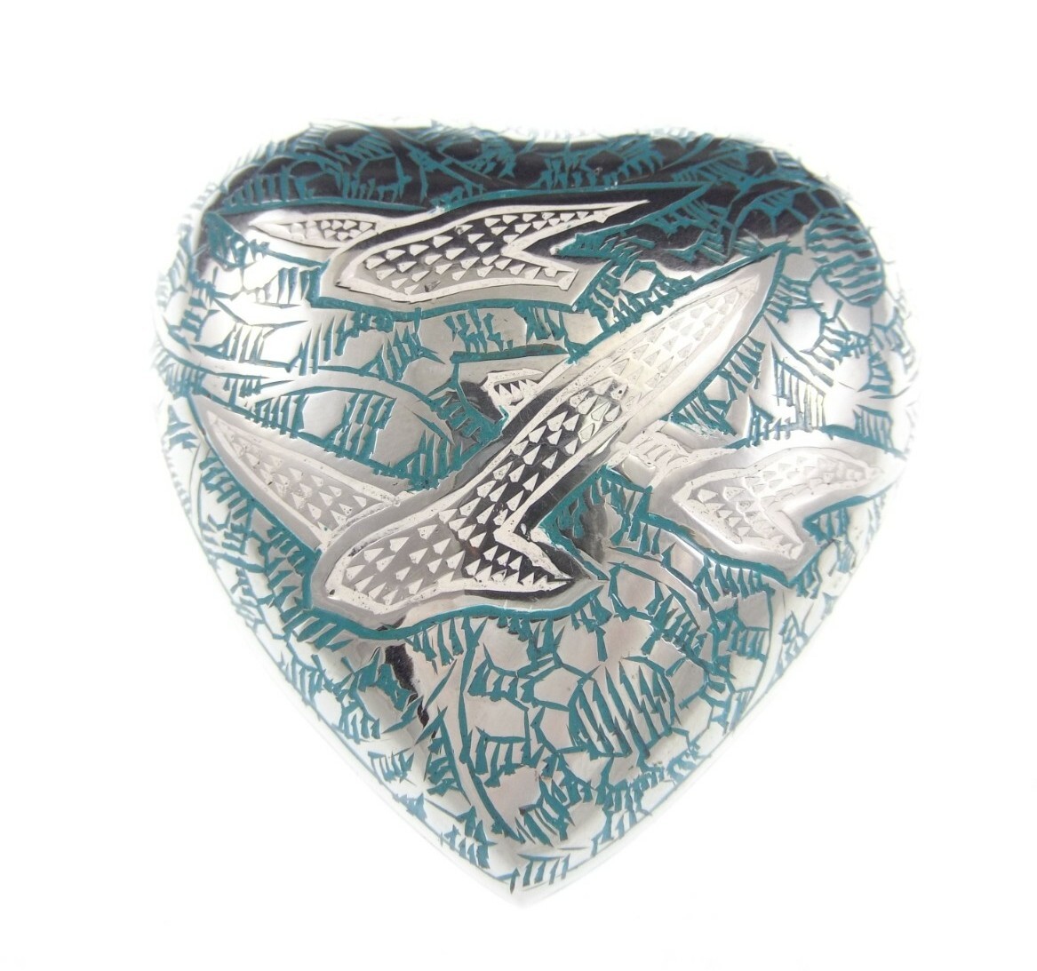 3″ Small Pet Forever Heart Cremation Urn Memorial Ashes Keepsake Dove Seagull