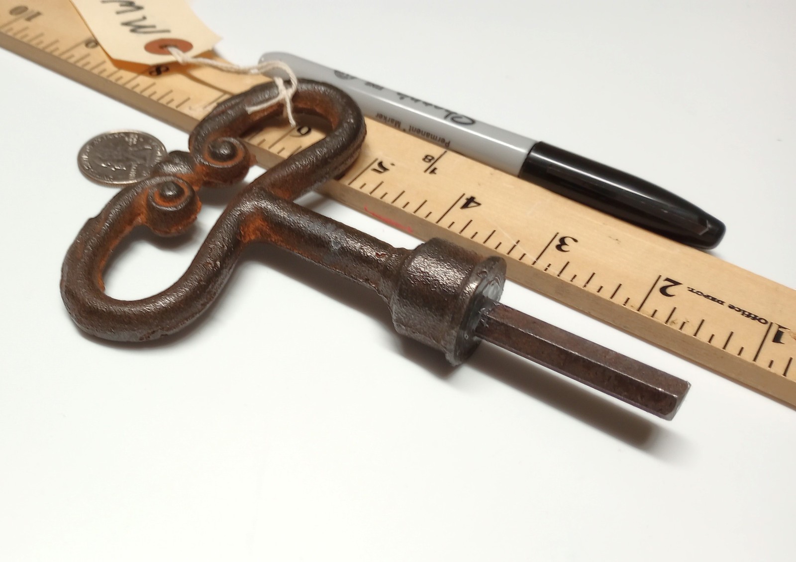 Cast Iron Casket Key / Coffin Key