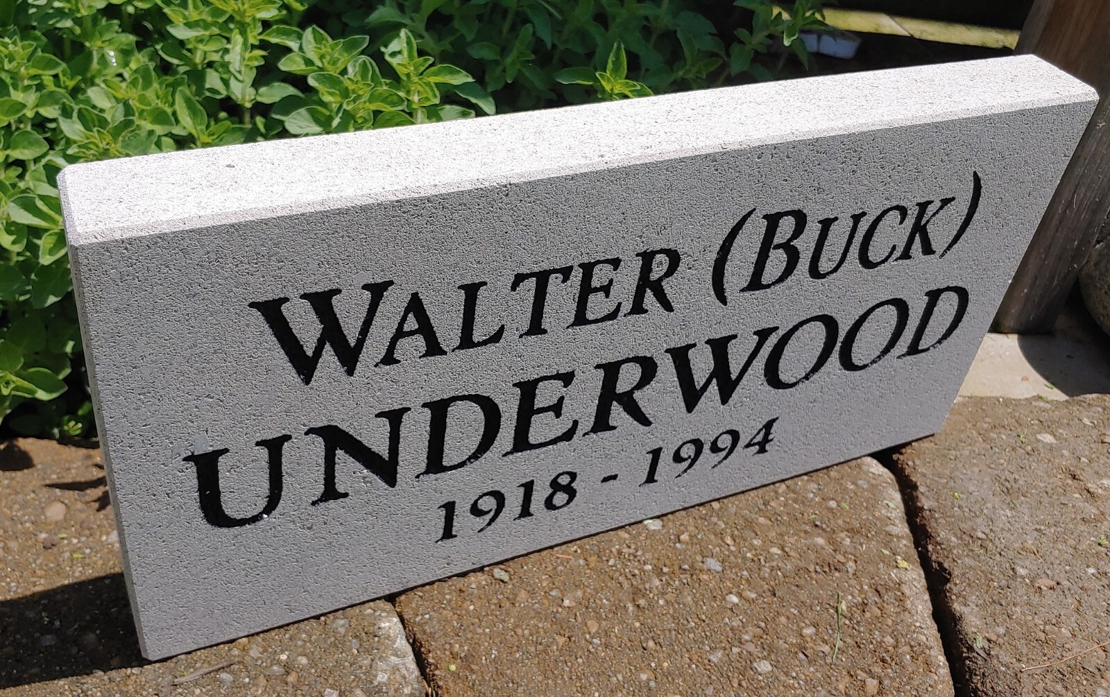 LARGE Limestone Grave Marker Headstone Garden Stone Paver Memorial FREE SHIPPING