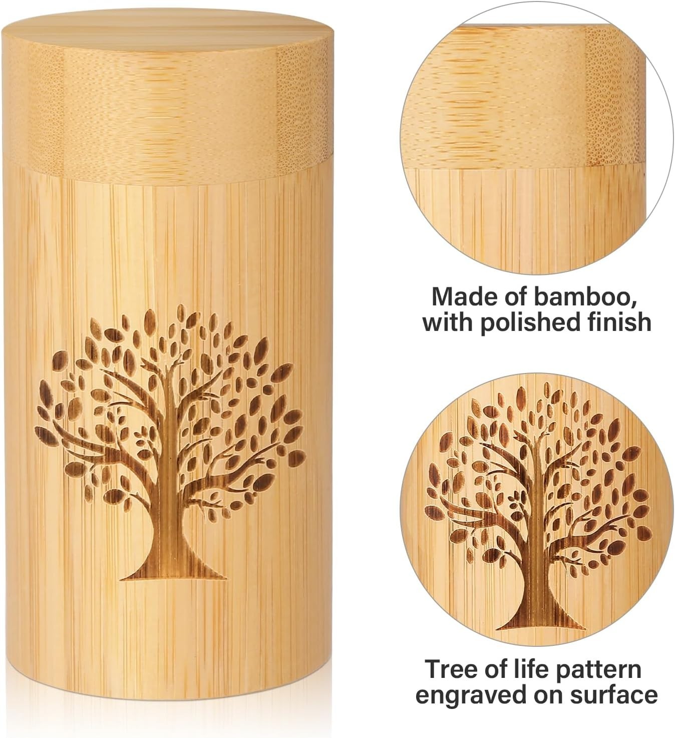 Small Urns for Human Ashes Keepsake with Tree of Life Pattern,Small Cremation…