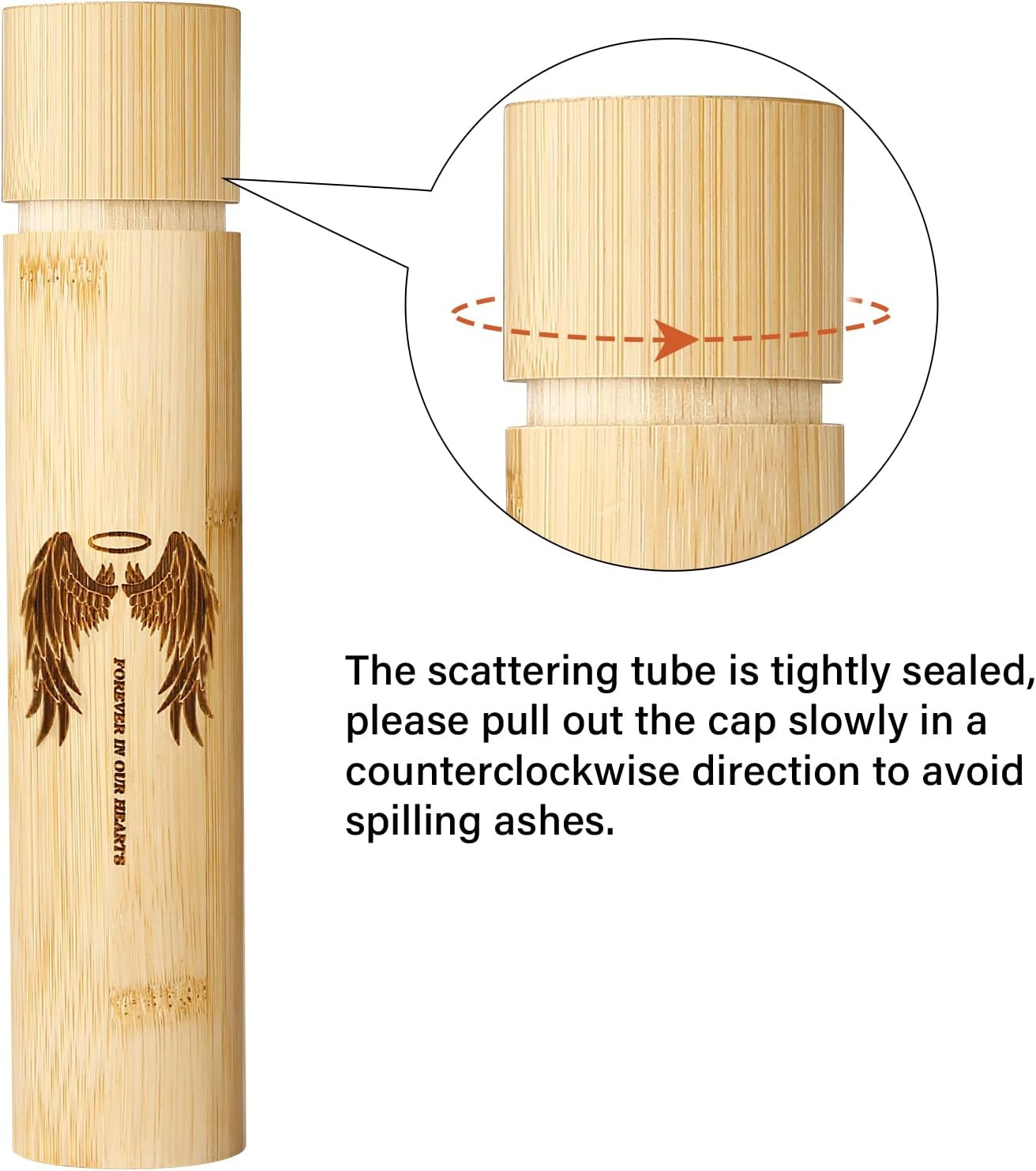 Bamboo Scattering Urns for Human Ashes,Eco Friendly Biodegradable Urn for Human
