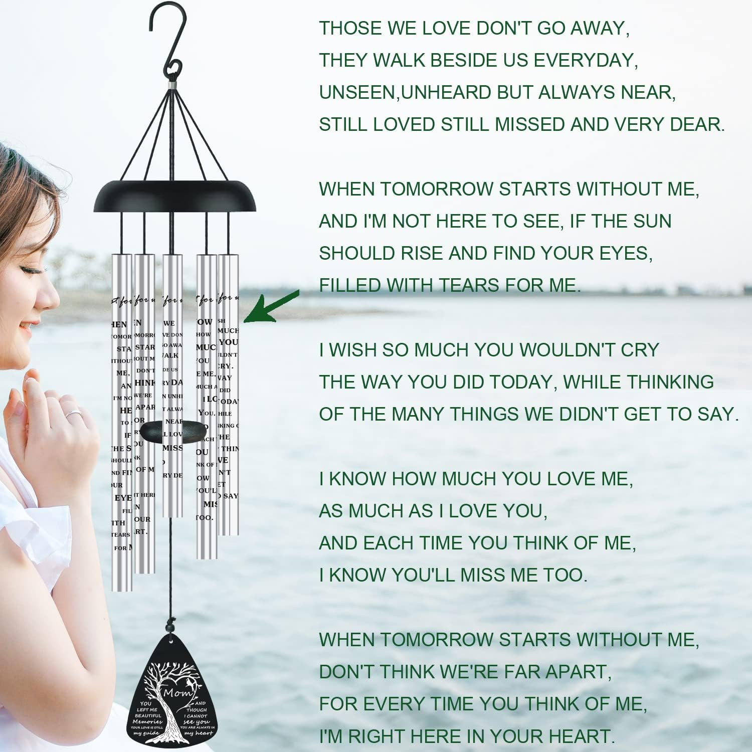 Bereavement Sympathy Memorial Gifts for Loss of Mom Mother, Sympathy Memorial Wi
