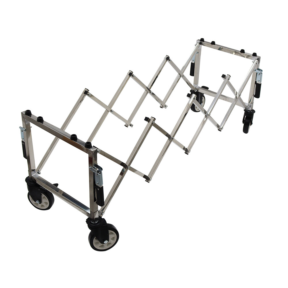 Funeral Stretcher Truck Casket Church Truck Foldable Stainless Steel Trolley