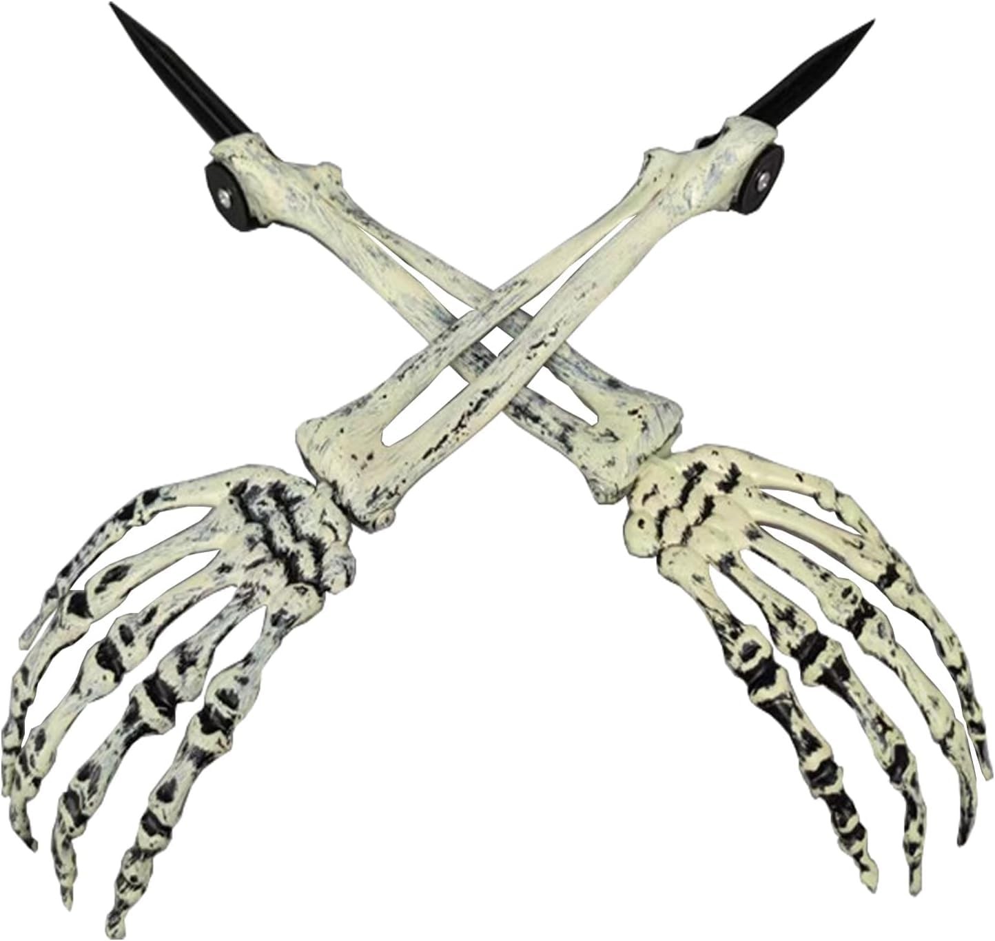 Halloween Realistic Skeleton Stakes Zombie Ghost Arm Stake Severed Plastic Sk…