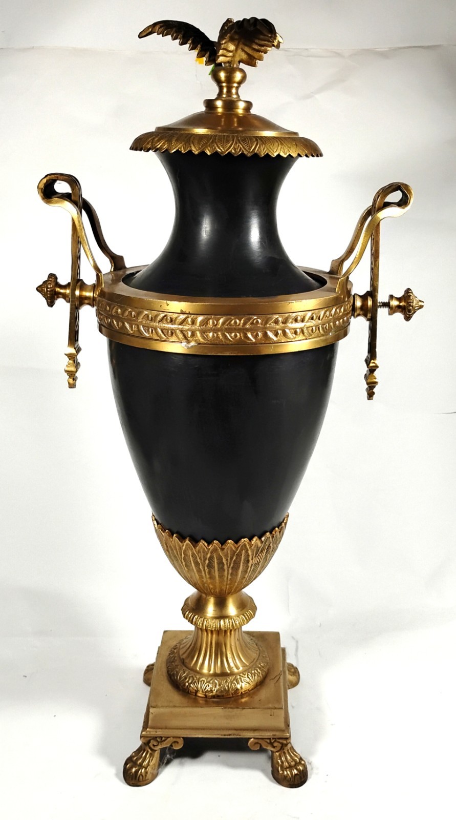 Zeckos 20 Inch Tall Brass Urn Design Finial