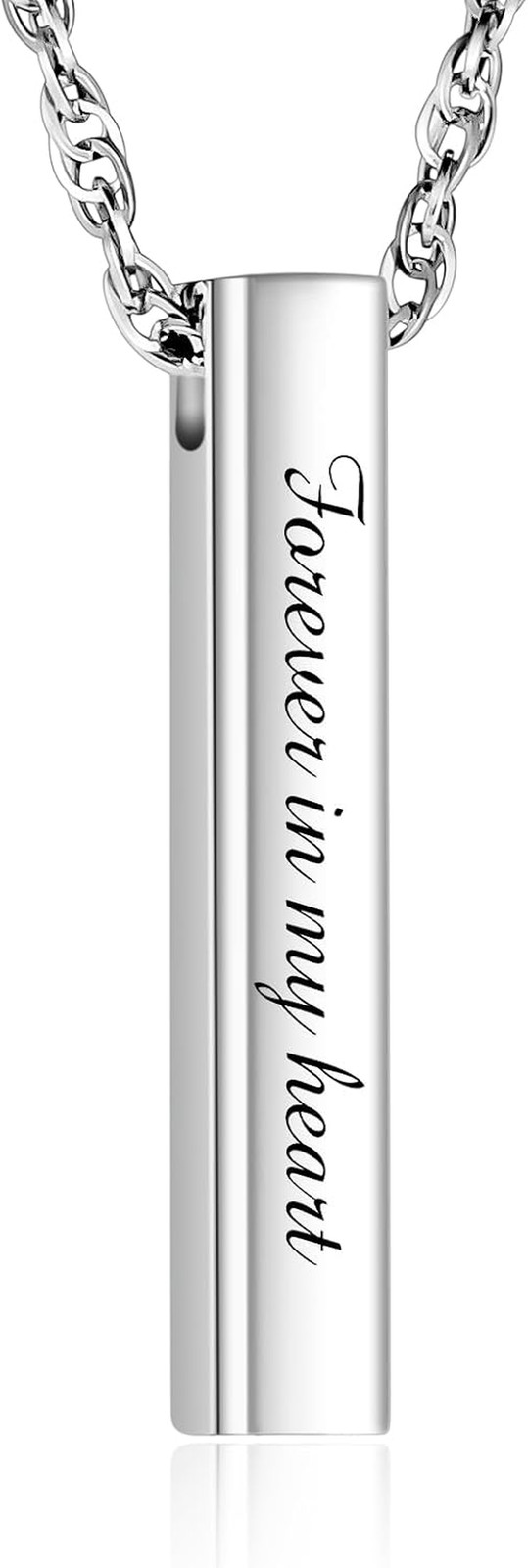 Urn Necklace for Human Ashes Cremation Jewelry for Ashes Stainless Steel Keepsak