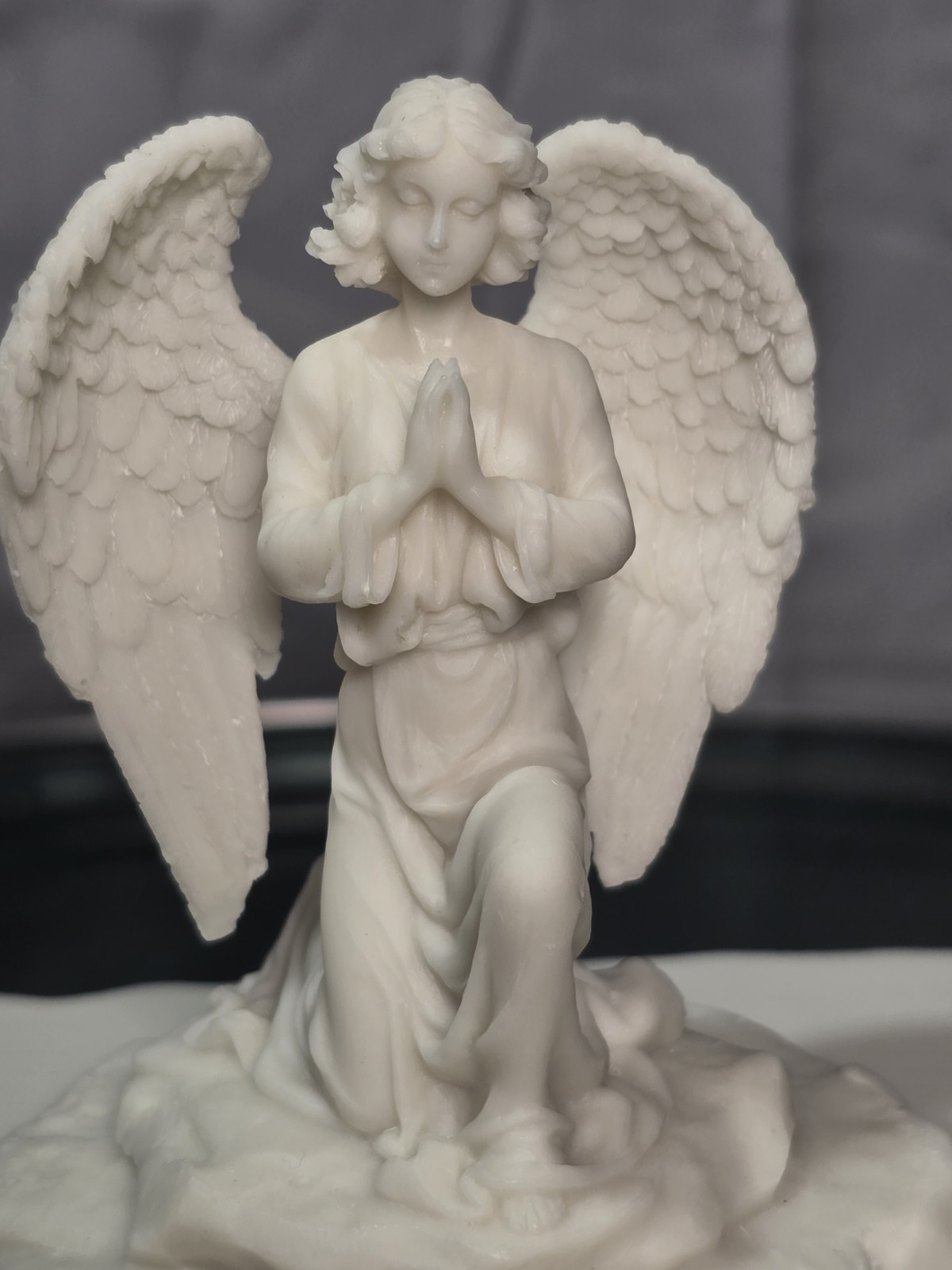 New Small Cast Composite Serene Angel Cremation Urn For Human Ashes