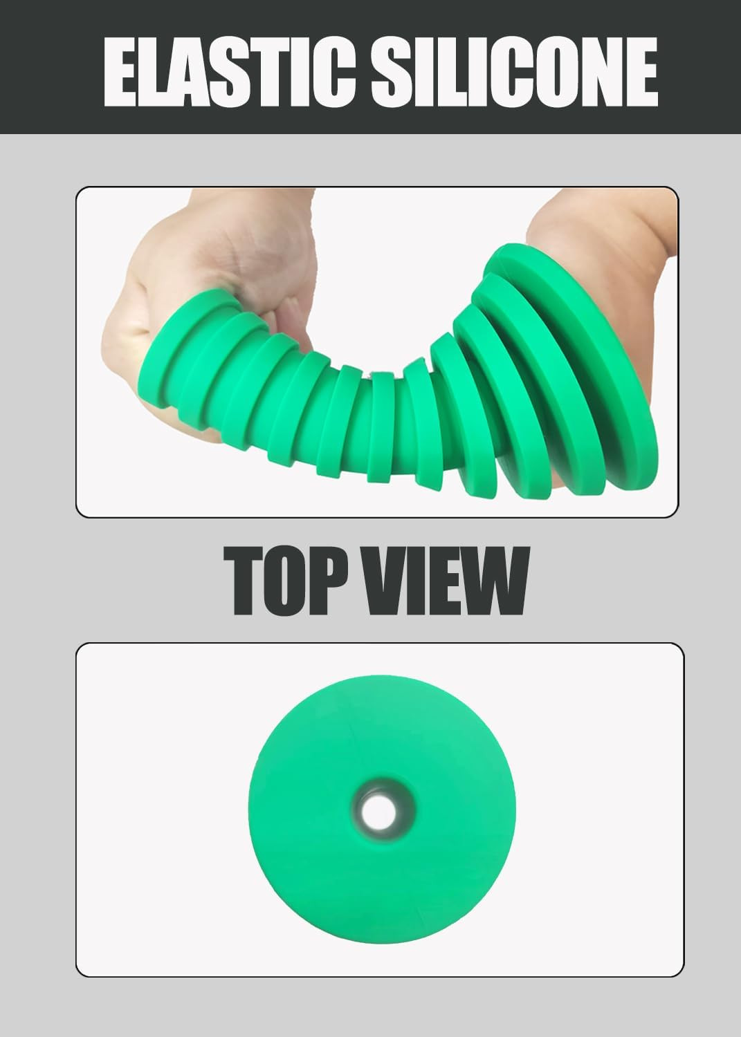 Cemetery Vase Rubber Insert, Green | Fixed Vase Insert, Fixed Flower Wind Resist