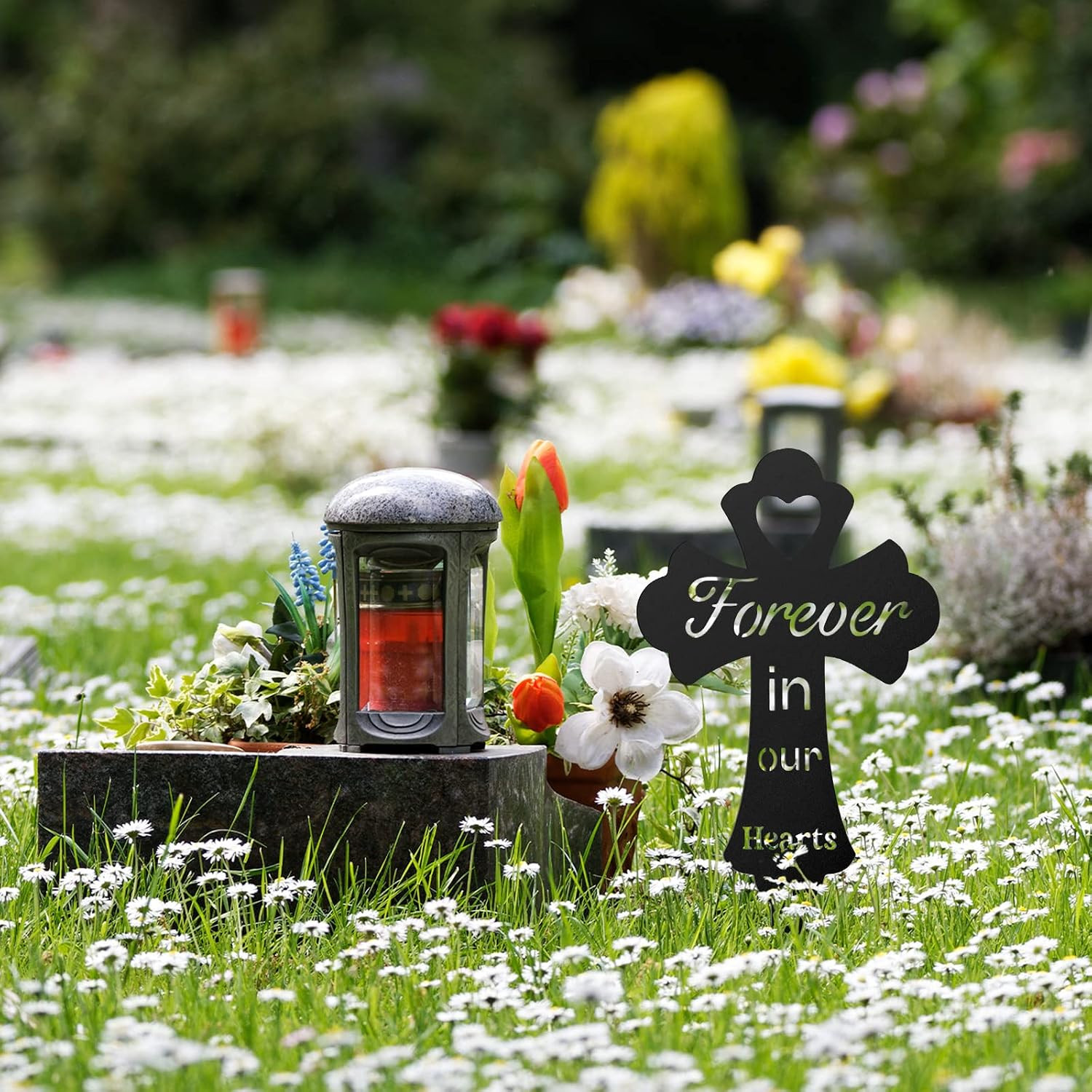 Cemetery Decorations for Grave Cross Grave Markers for Cemetery Decoration Memor