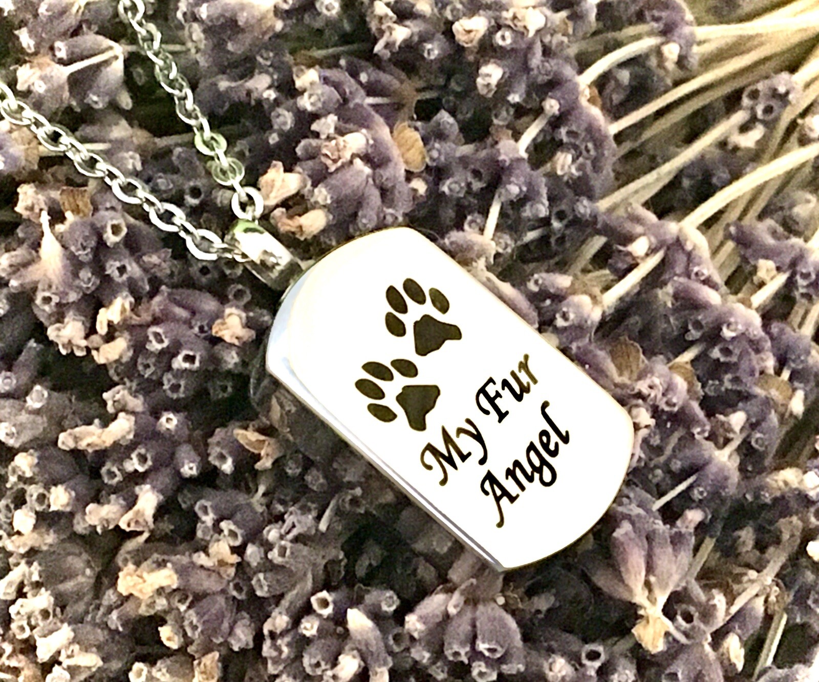 Keyring Urn .5″ Key Chain Pet Cremation Pendant Dog Cat Ash My Fur Angel Furbaby