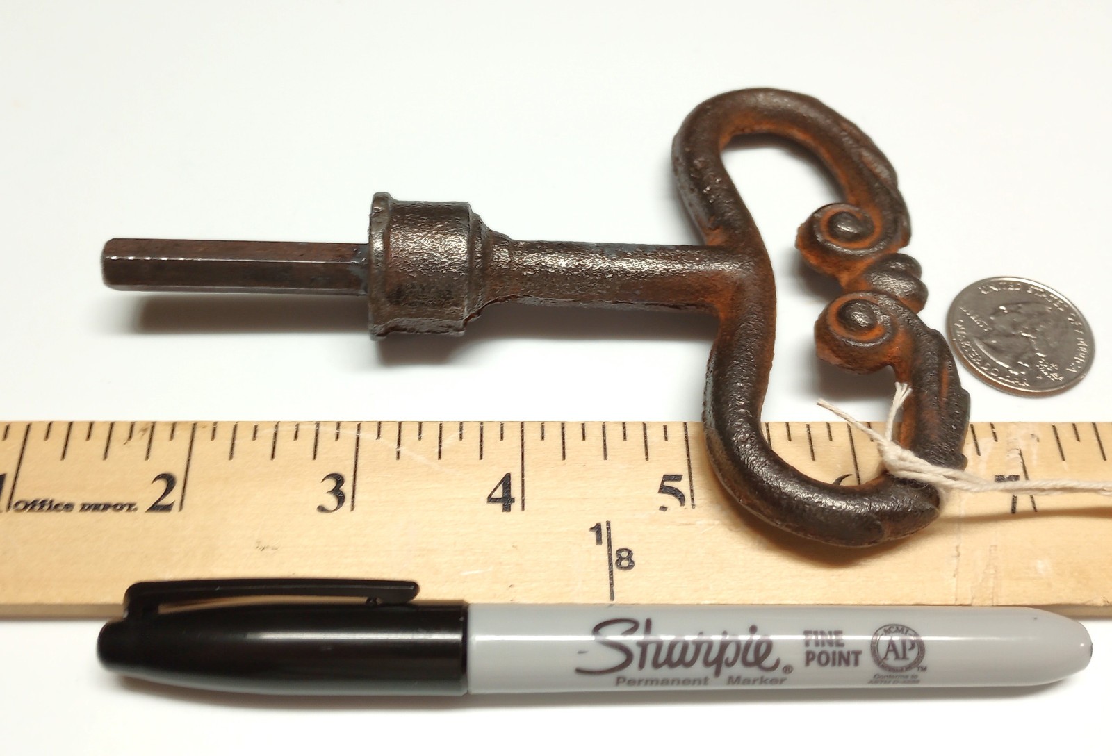 Cast Iron Casket Key / Coffin Key