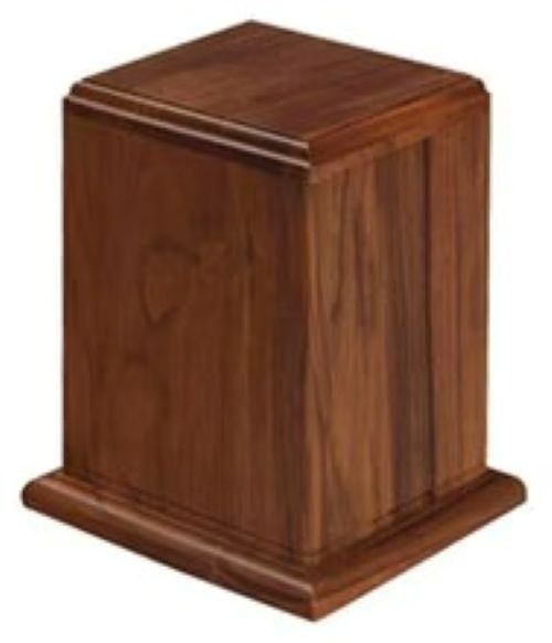 Large/Adult 230 Cubic Inches Tribute Walnut Cremation Urn for Ashes