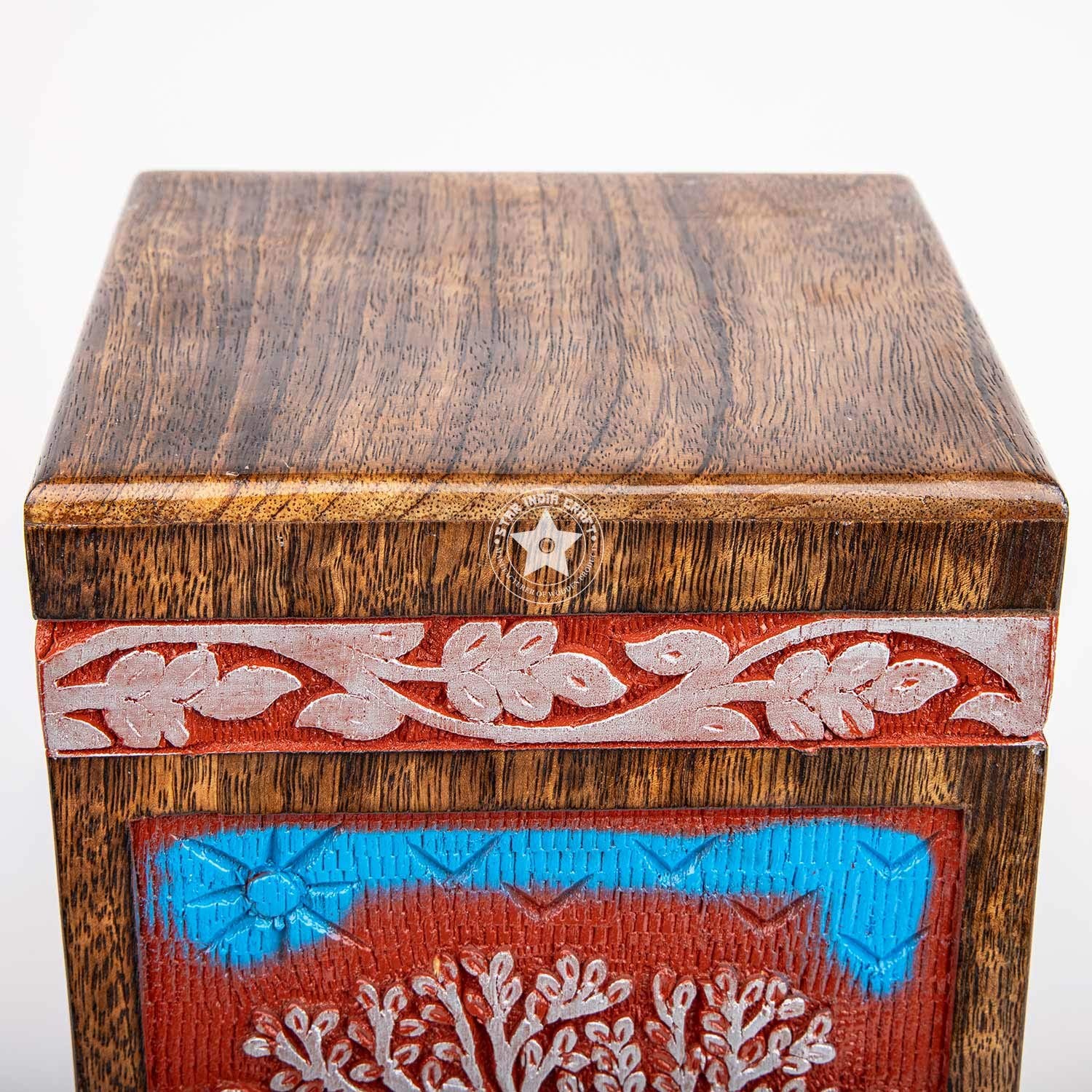 STAR INDIA CRAFT SIC Rosewood Hand Engraved Urn for Human Ashes Adult Female …