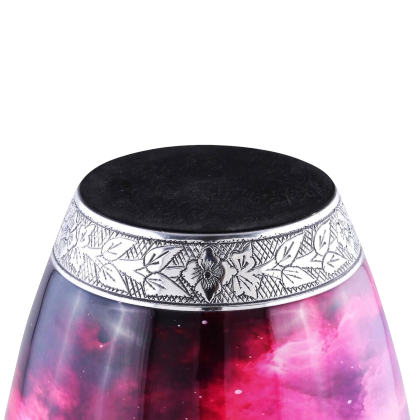 Urns to Heaven Adult Size Urn for Cremation Ashes Pink and Purple Galaxy Cosmos