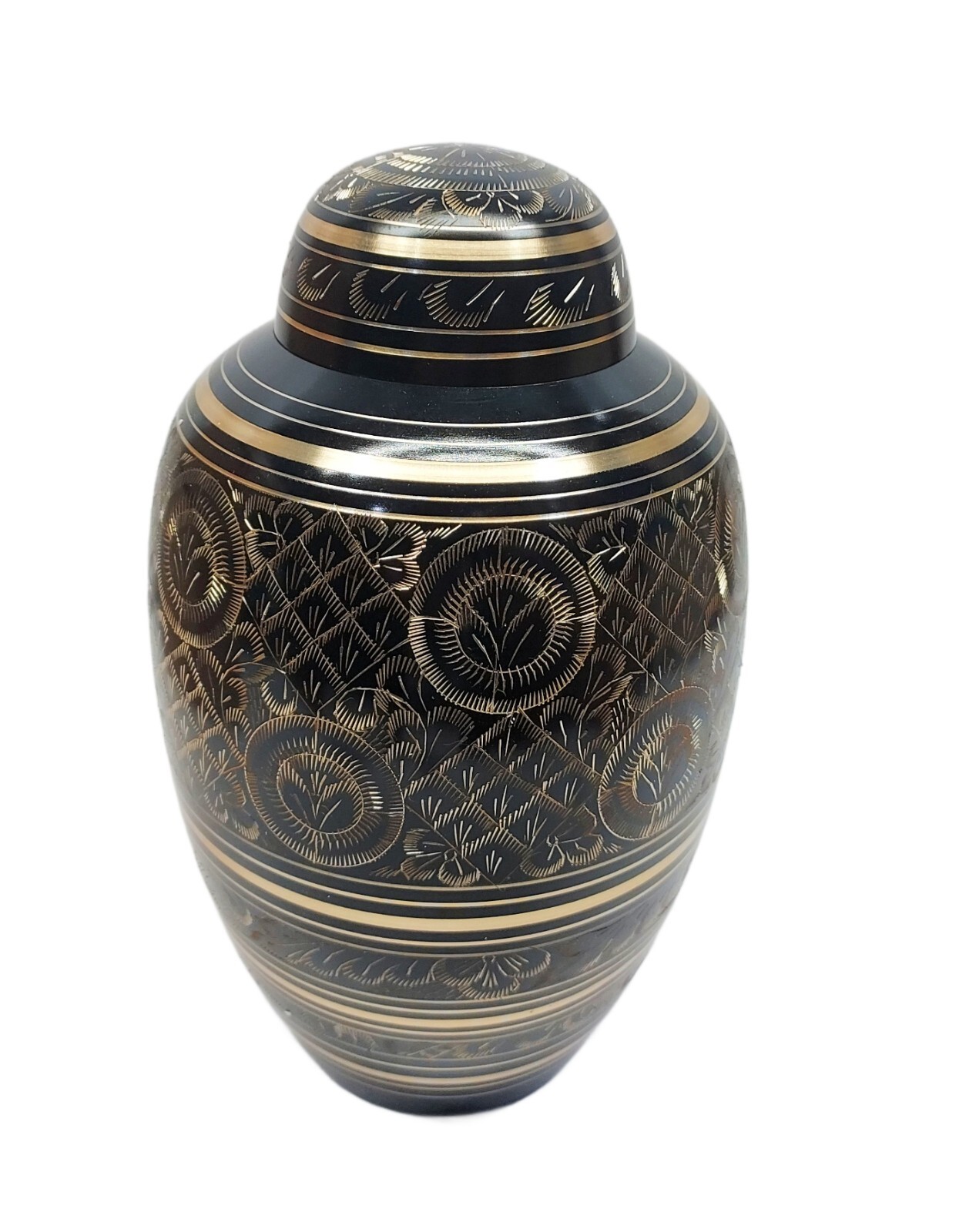 Cresent 30-A-502 Full Size Black & Gold Urn Brass 200 Cubic Inches